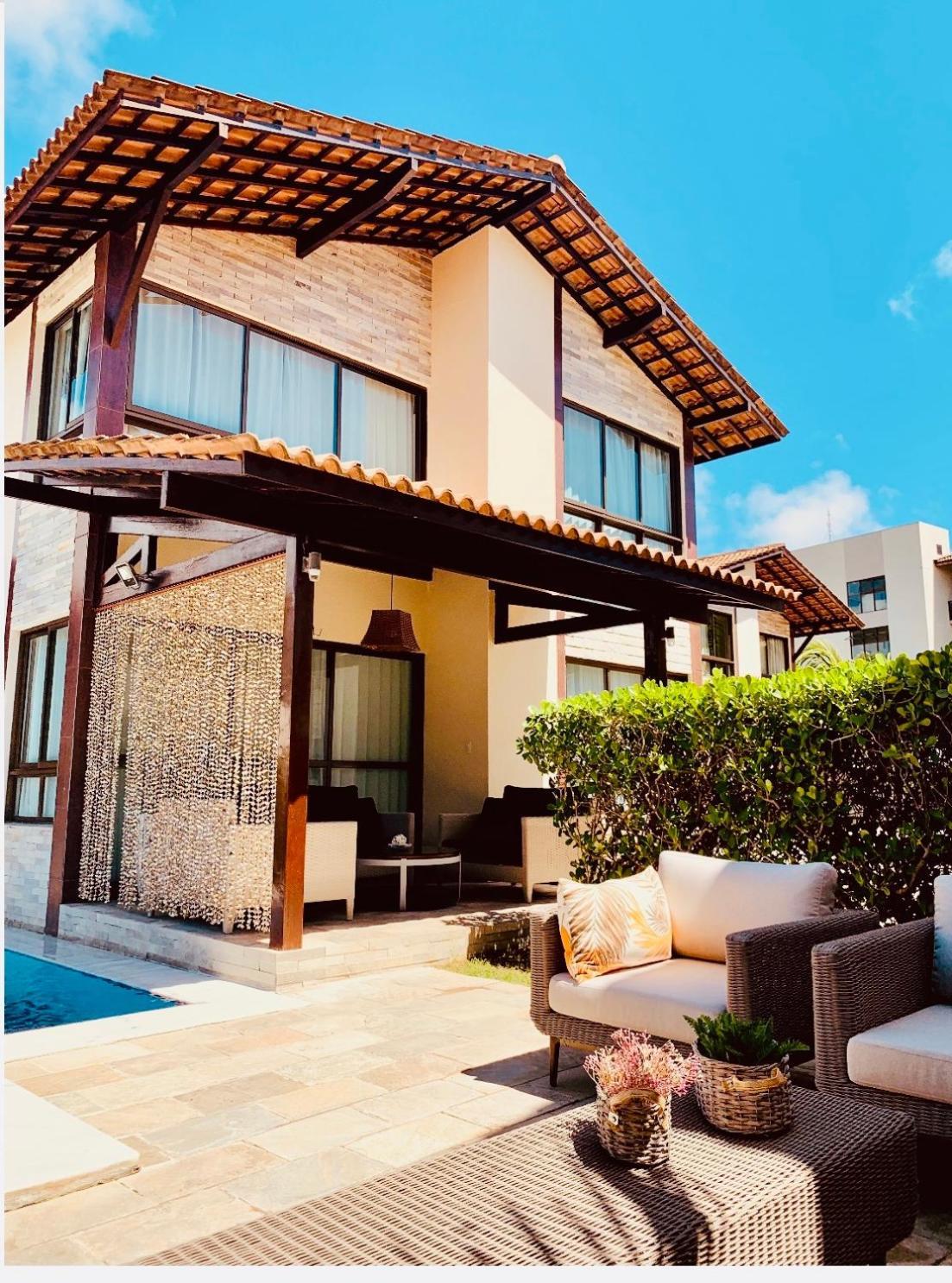Pôrto das Galinhas Bangalo Boutique Com Piscina Privativaヴィラ エクステリア 写真